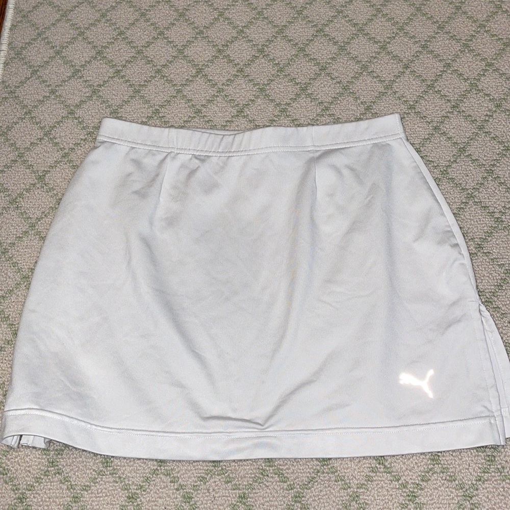 White Puma Tennis Skirt